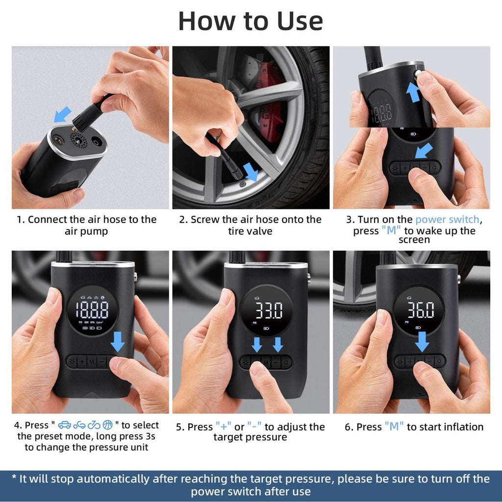 Veltron™ Portable Air Pump