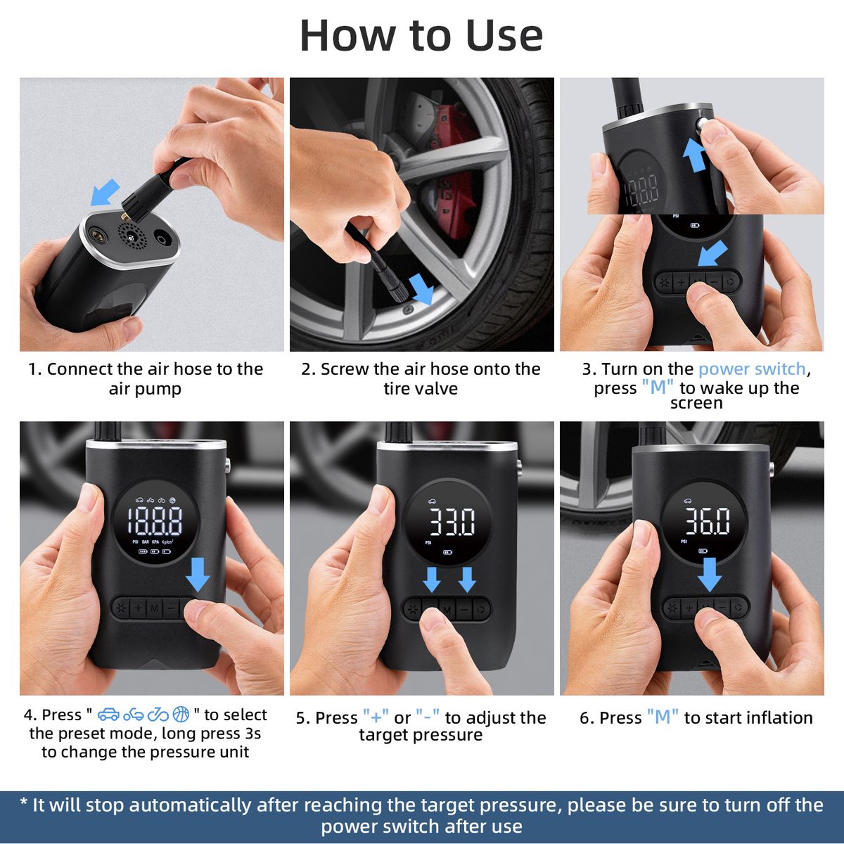 Veltron™ Portable Air Pump