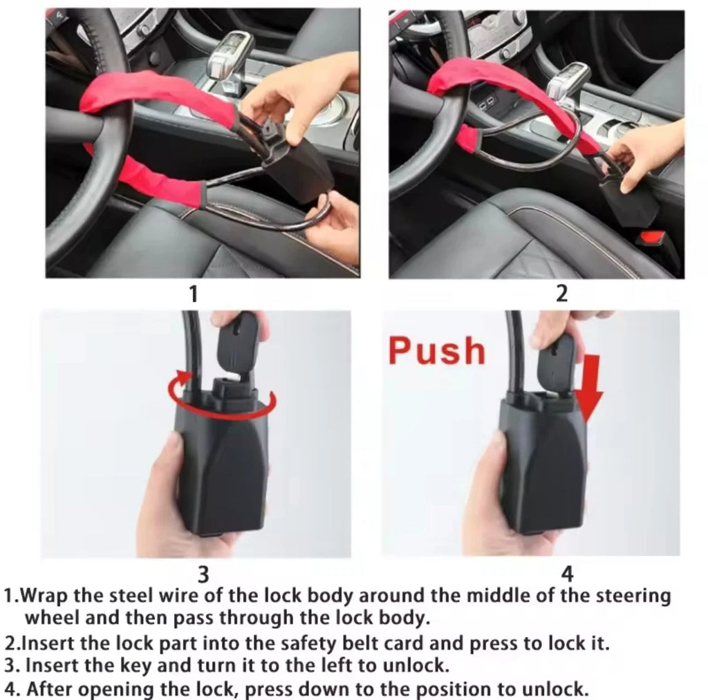 Veltron™ Steering Wheel Lock