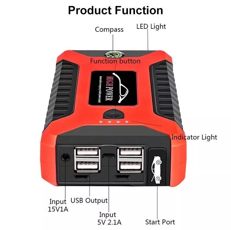 Veltron™ Portable Jump Starter